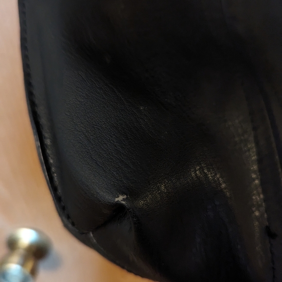 NWOT - ANTIK KRAFT Faith tote bag - Bag in a bag!.Vegan Leather Black Bags - Picture 7 of 11